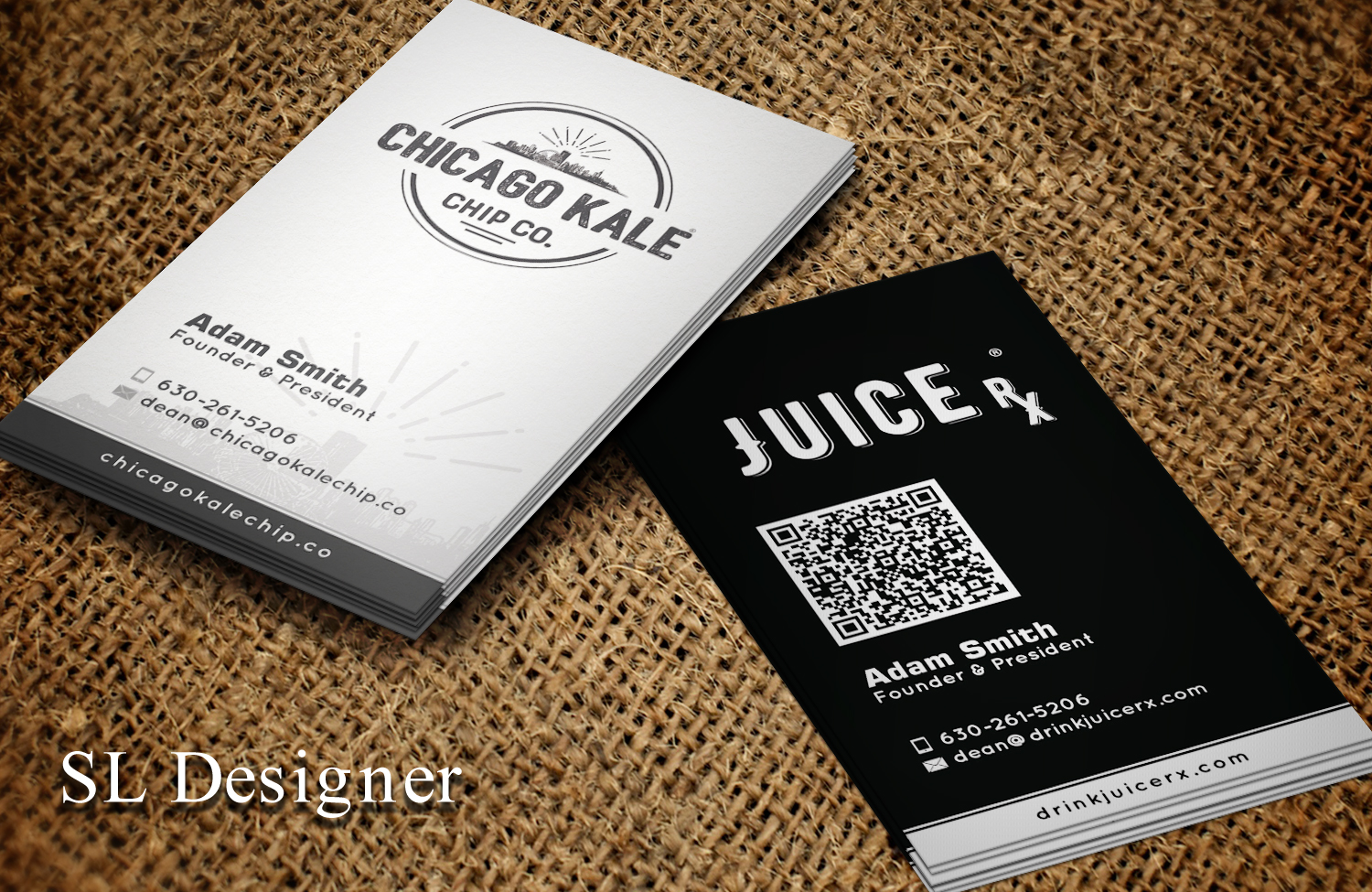 Business Card Design by SL Designer for JuiceRx | Design #20565969
