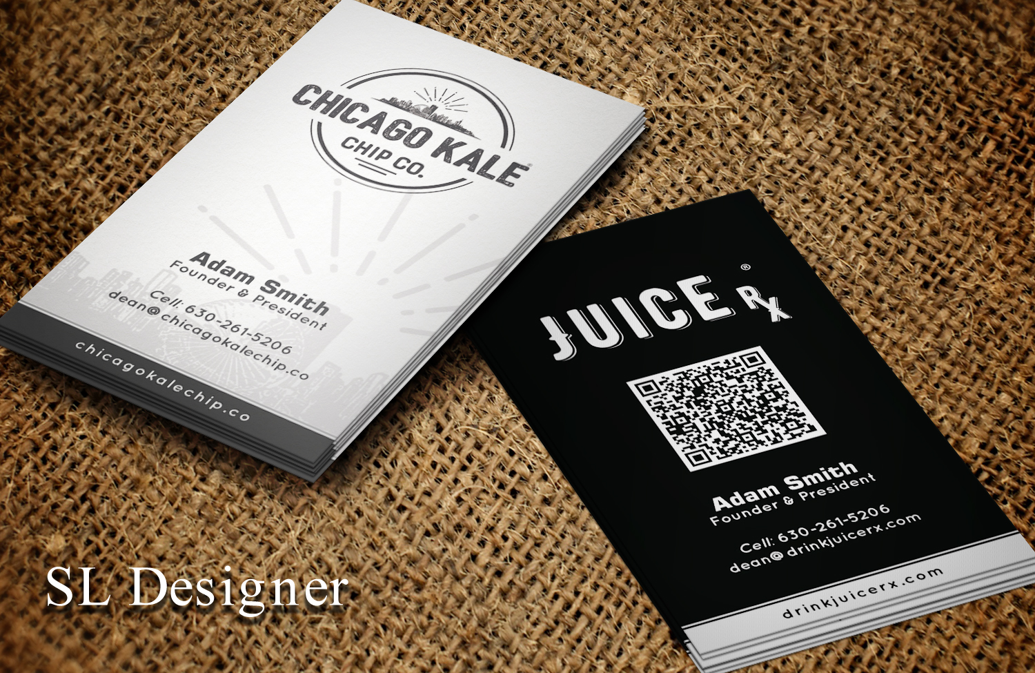 Business Card Design by SL Designer for JuiceRx | Design #20565970