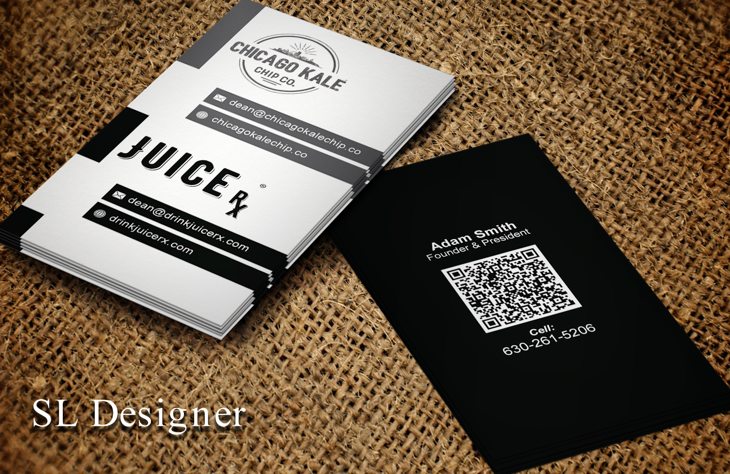 Business Card Design by SL Designer for JuiceRx | Design #20597624