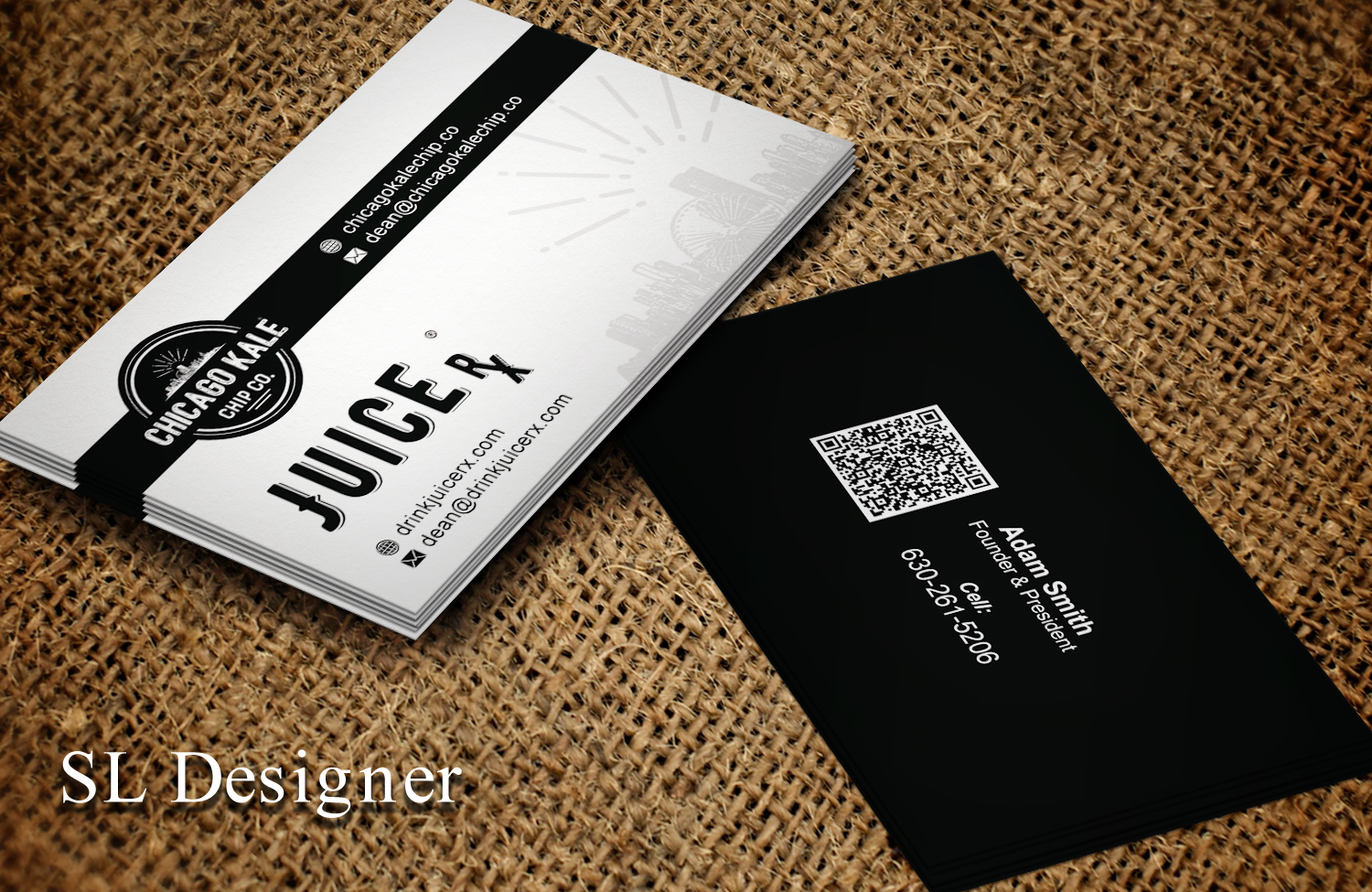 Business Card Design by SL Designer for JuiceRx | Design #20597626
