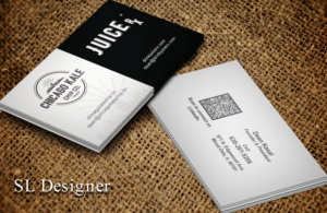 Business card representing 2 natural foods companies! | Business Card Design by SL Designer