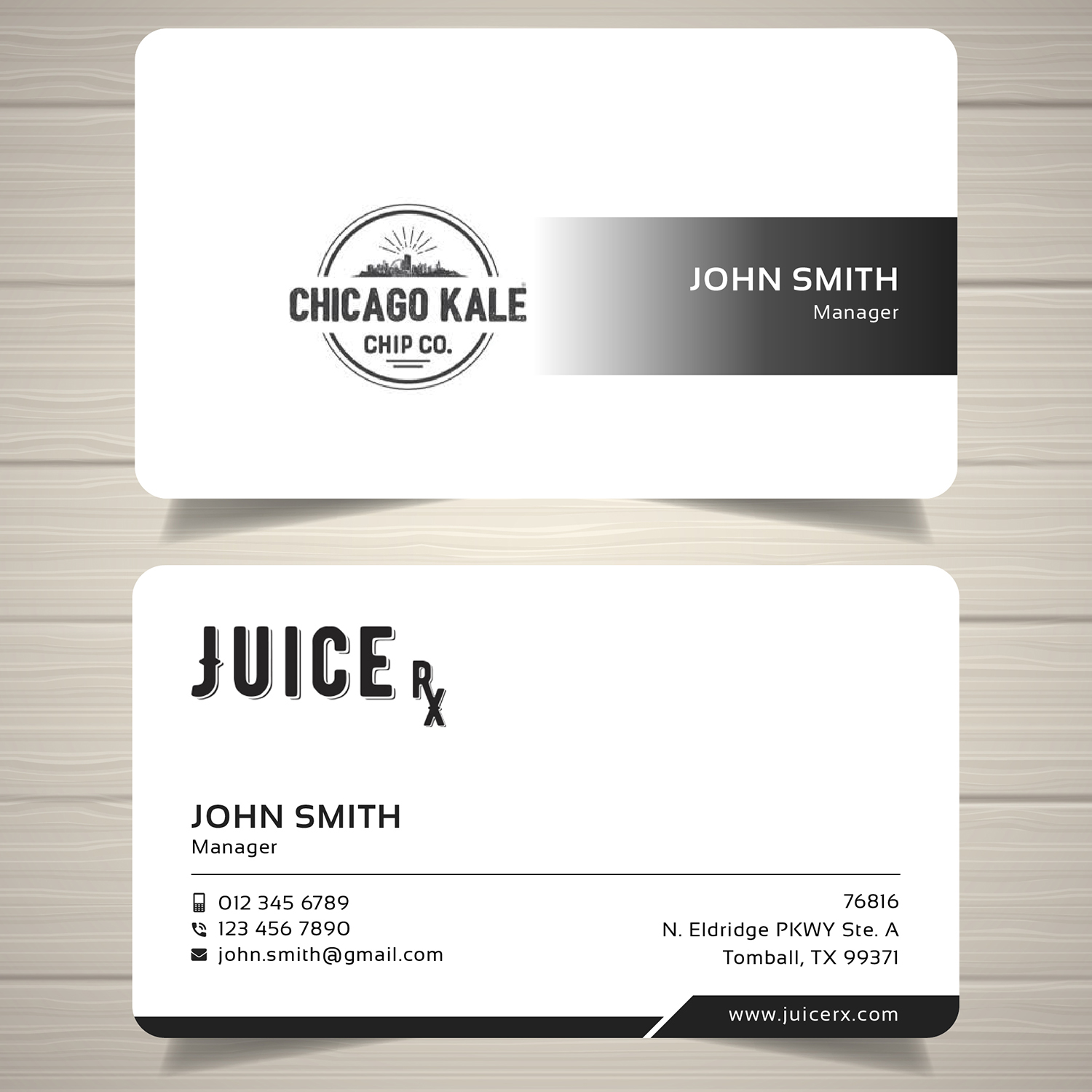 Business Card Design by Bold Pixels for JuiceRx | Design #20555226