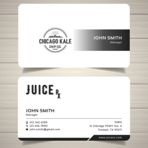 Business Card Design by Bold Pixels for JuiceRx | Design: #20555226
