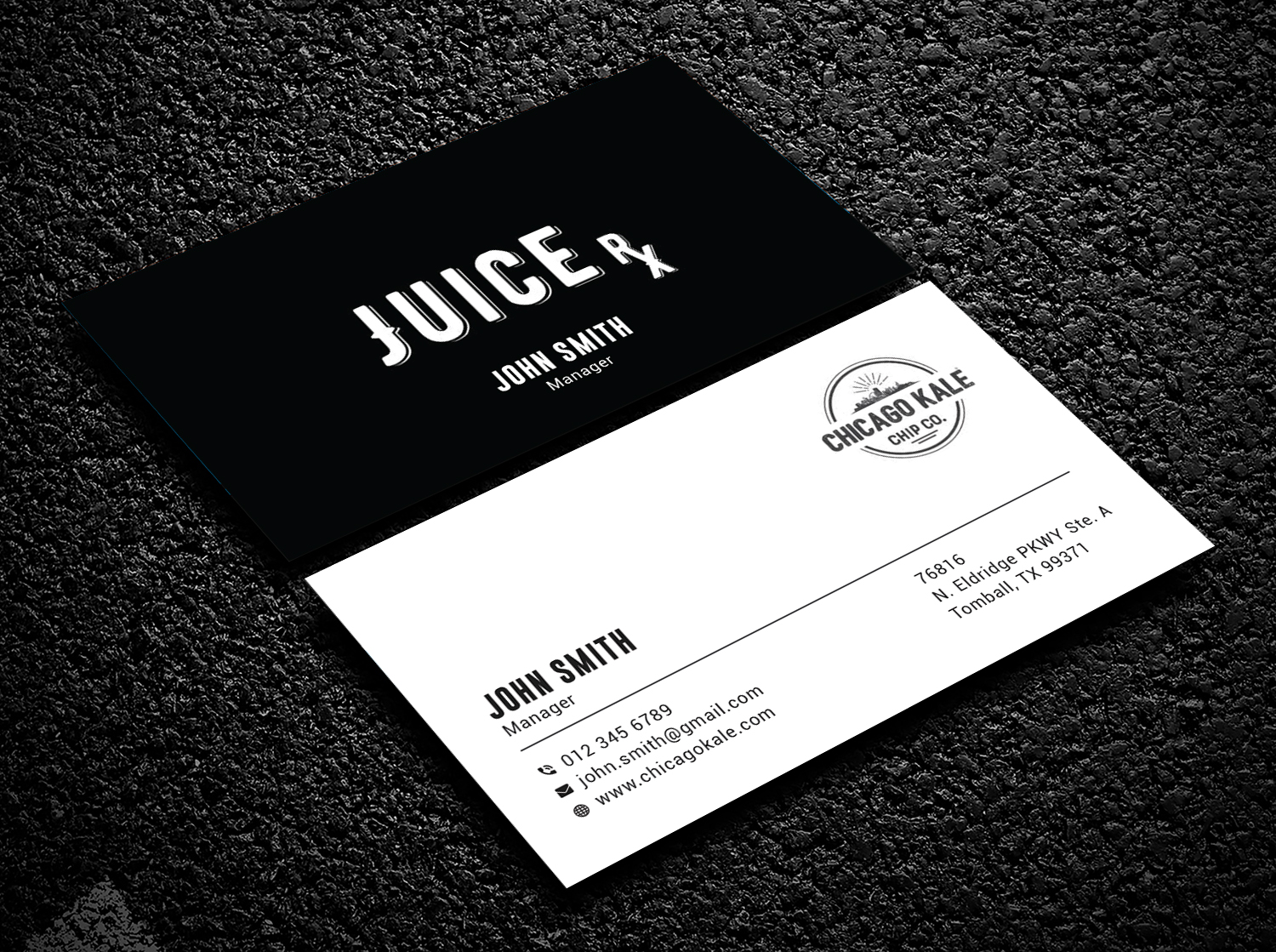 Business Card Design by Bold Pixels for JuiceRx | Design #20555351