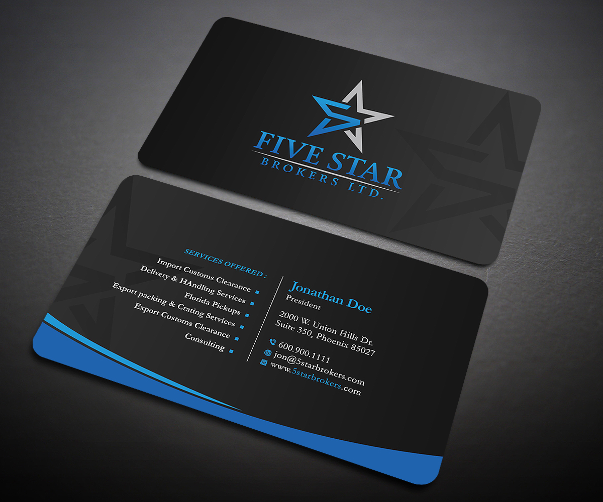 Business Card Design by Designers Hub for Design Services Ltd. | Design #20578321