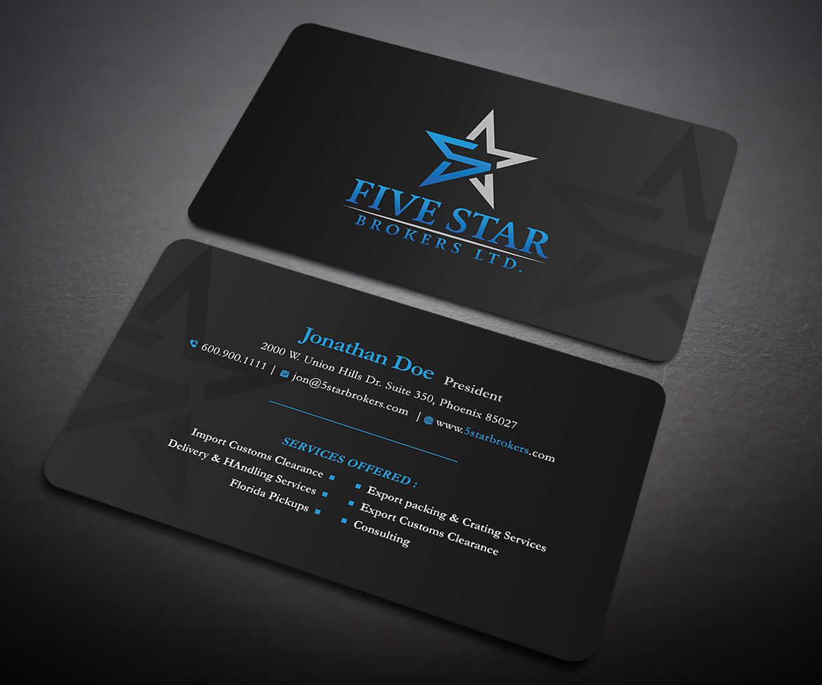 Business Card Design by Designers Hub for Design Services Ltd. | Design #20578398