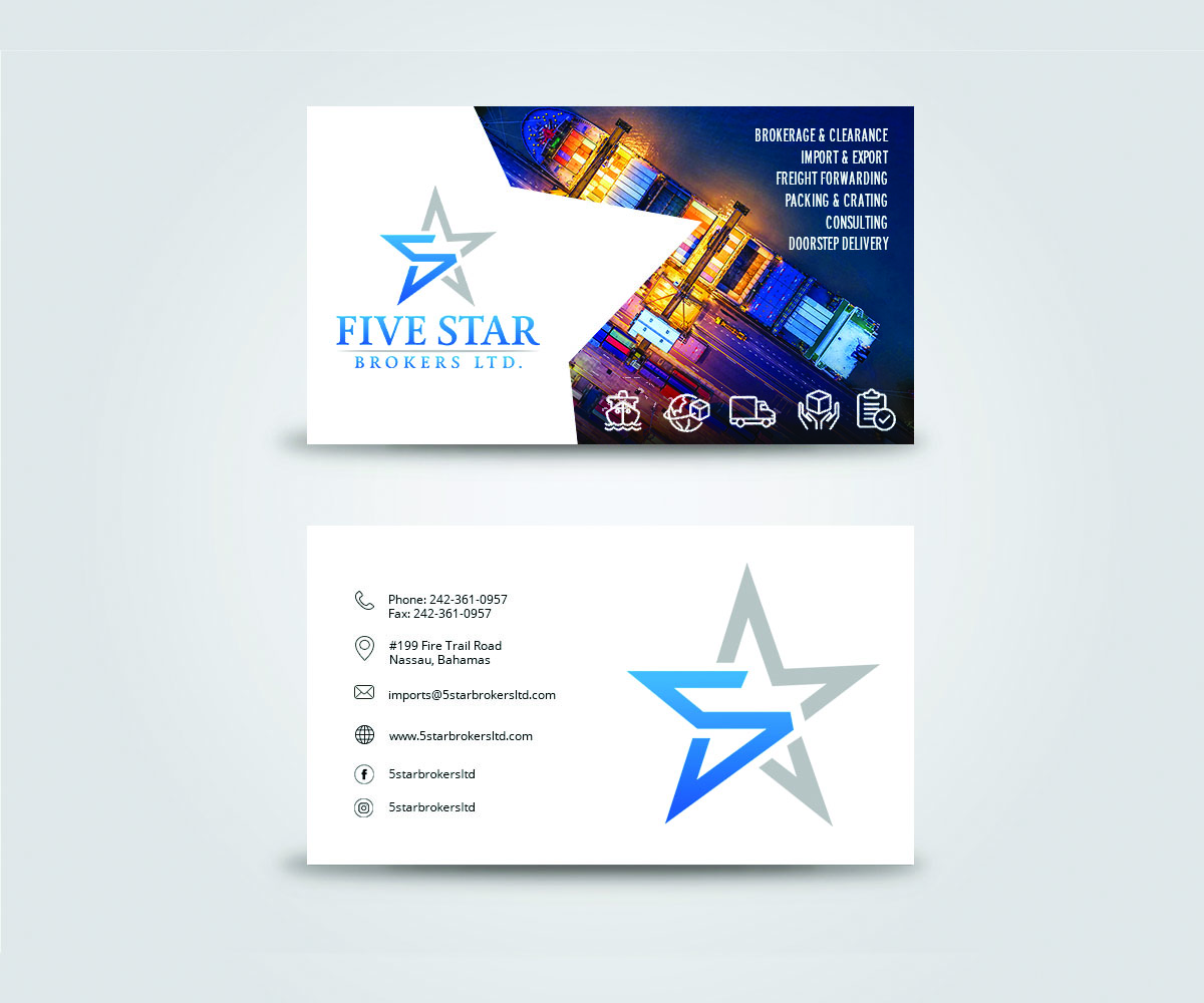 Visitenkarten-Design von Andrés Sebastián für Design Services Ltd. | Design #20560532