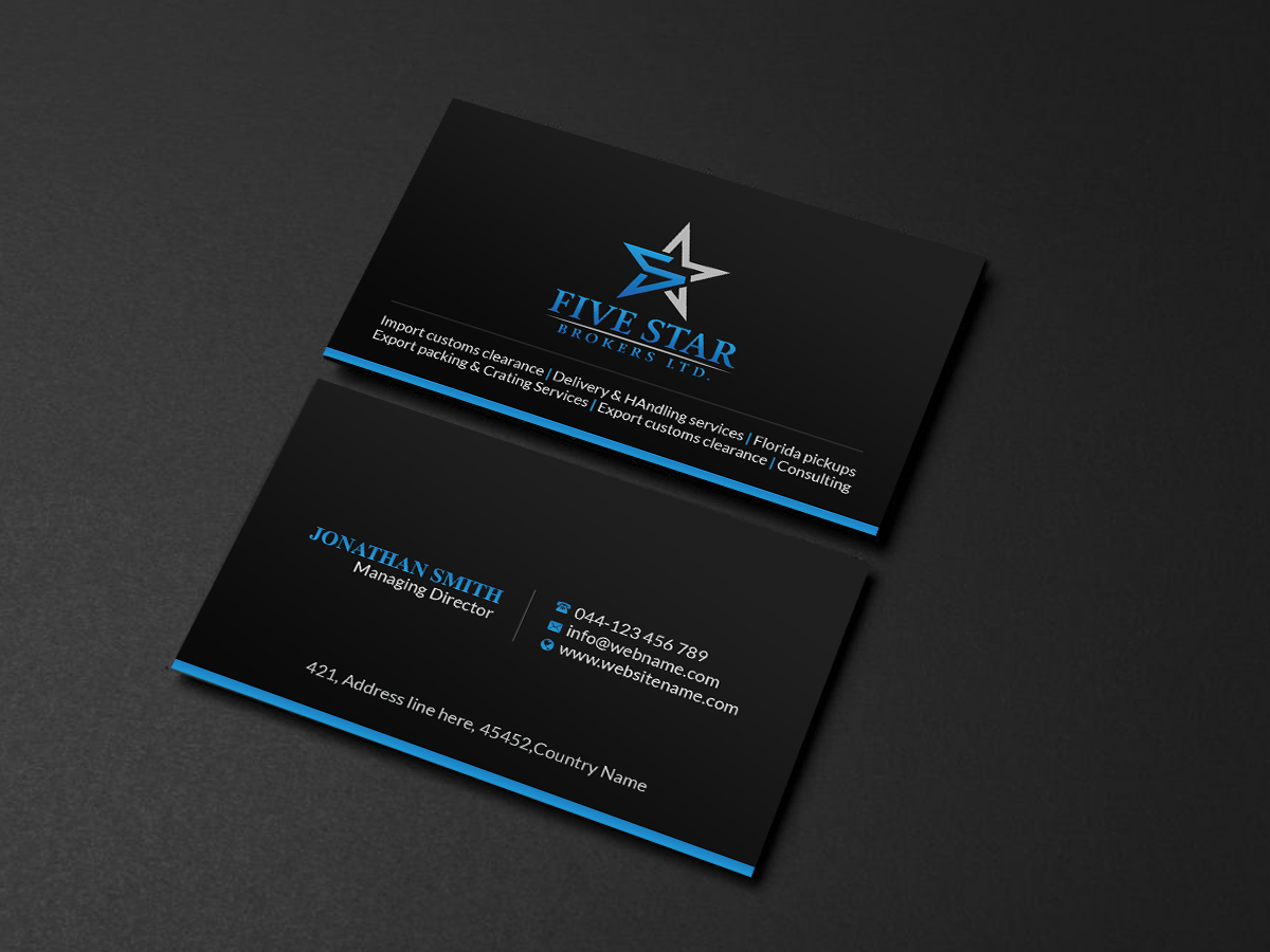 Business Card Design by Creations Box 2015 for Design Services Ltd. | Design #20571637