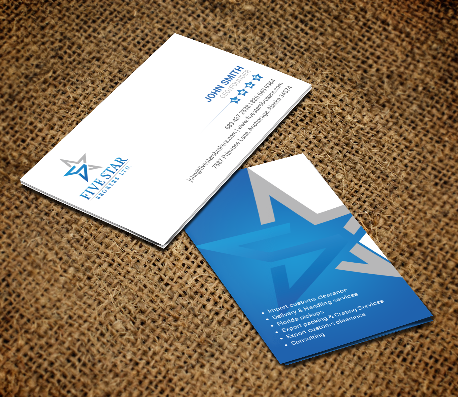 Visitenkarten-Design von chandrayaan.creative für Design Services Ltd. | Design #20565937