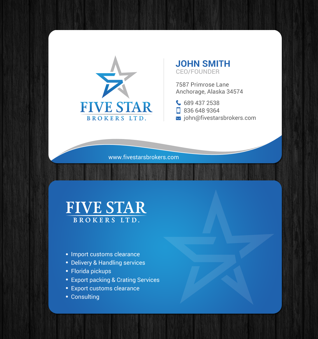 Visitenkarten-Design von chandrayaan.creative für Design Services Ltd. | Design #20565943