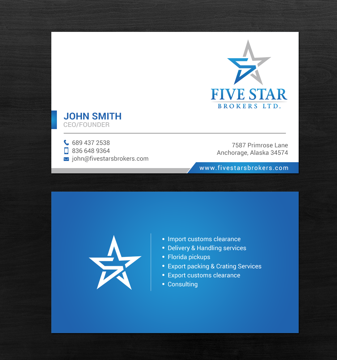 Visitenkarten-Design von chandrayaan.creative für Design Services Ltd. | Design #20565959