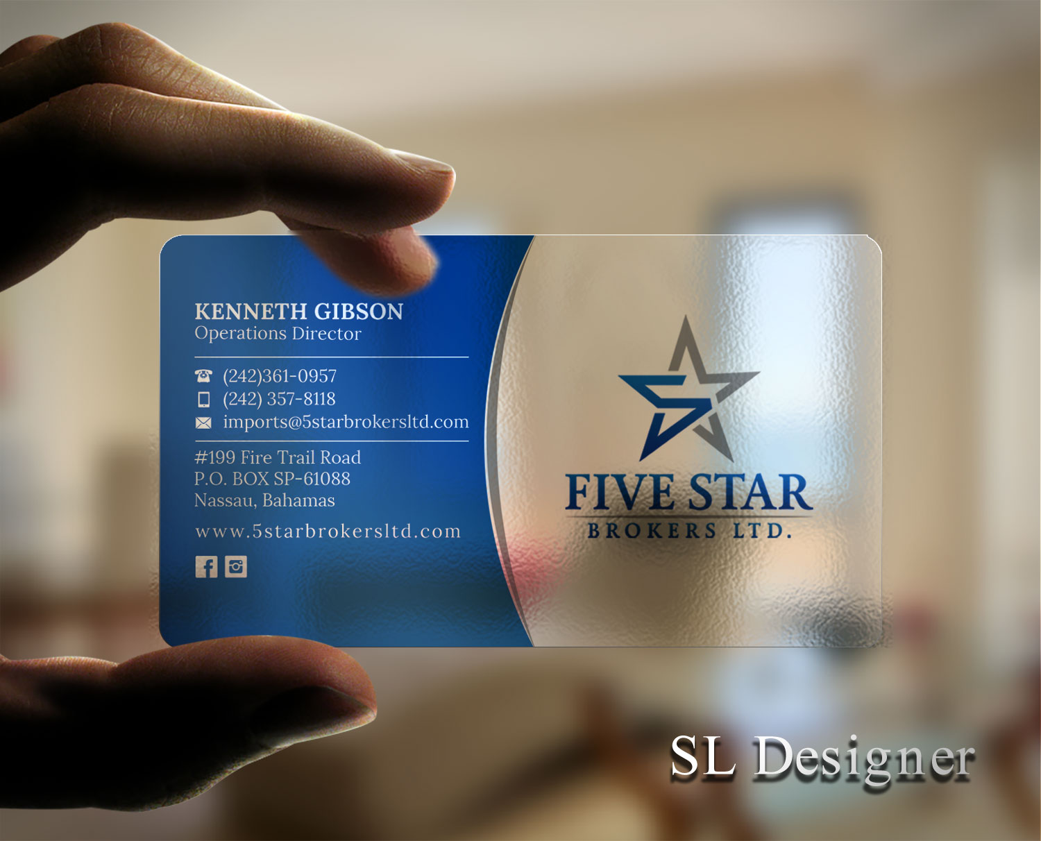 Visitenkarten-Design von SL Designer für Design Services Ltd. | Design #20566944