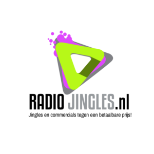 Radiojingle.nl  (The name in Black color/ logo in the green and purple color) | Logo Design by Creative Shots Studio