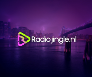 Radiojingle.nl  (The name in Black color/ logo in the green and purple color) | Logo Design by Sergio Coelho