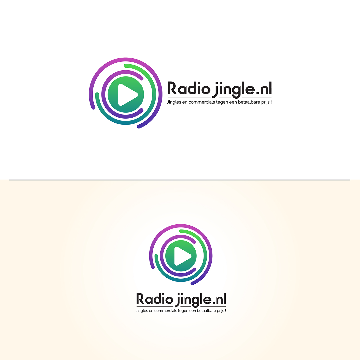 Logo Design by M6G for Radiojingle.nl | Design #20572572