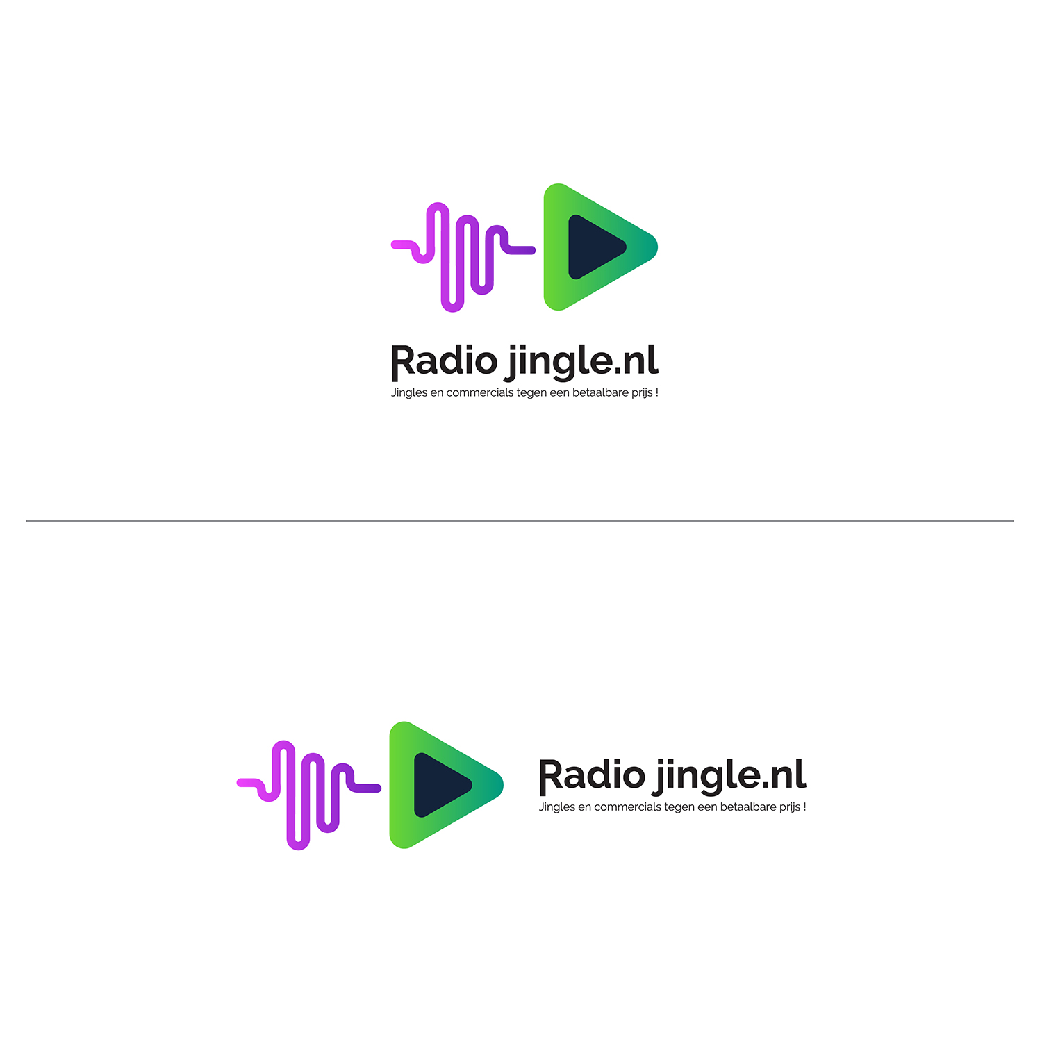 Logo Design by M6G for Radiojingle.nl | Design #20574856