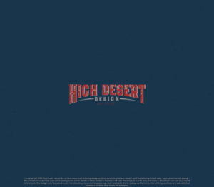 Logo-Design von GBDESIGN für High Desert Design | Design: #20605648
