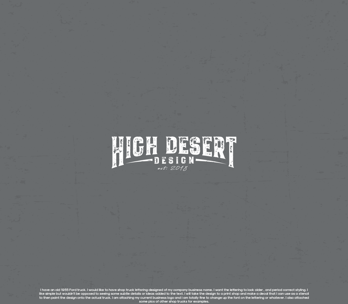 Logo Design by GBDESIGN for High Desert Design | Design #20605704