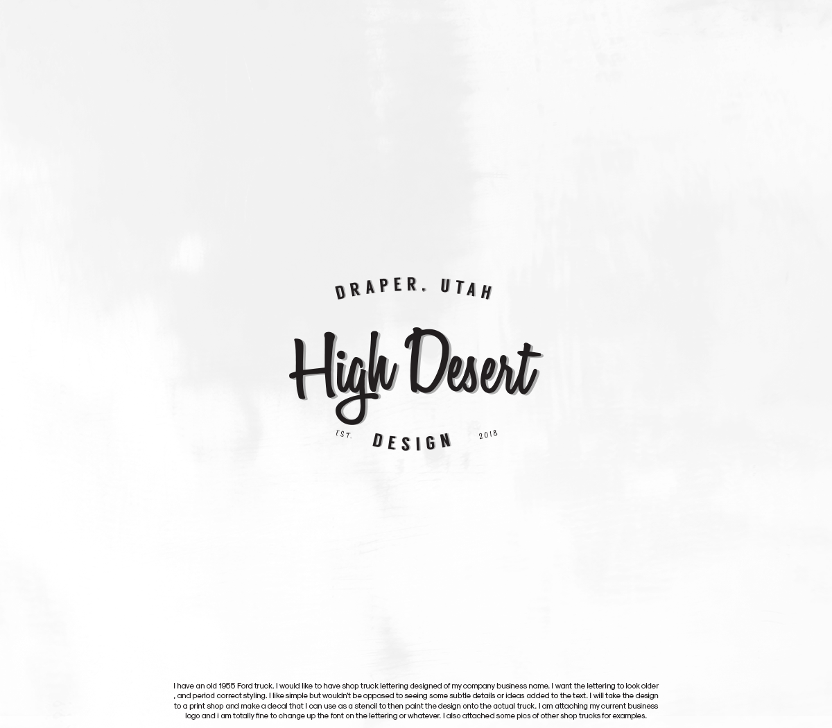 Diseño de Logo por GBDESIGN para High Desert Design | Diseño #20675863