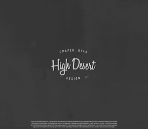 Logo-Design von GBDESIGN für High Desert Design | Design: #20675864
