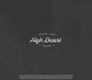 Logo-Design von GBDESIGN für High Desert Design | Design: #20675962