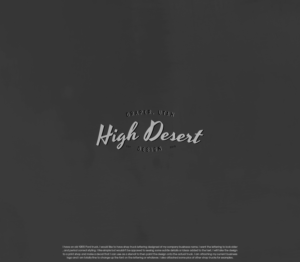 Logo-Design von GBDESIGN für High Desert Design | Design: #20676130