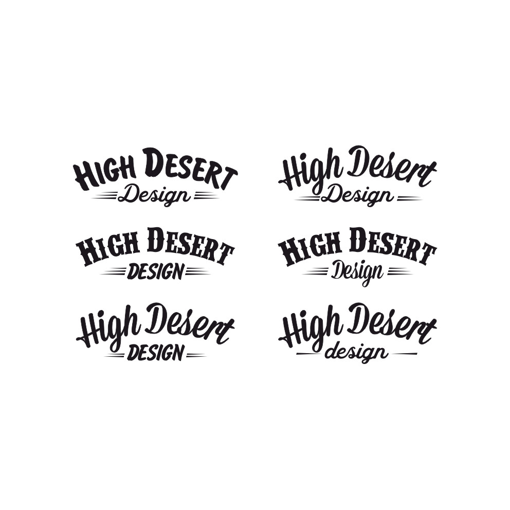 Logo Design by heymlett for High Desert Design | Design #20674848