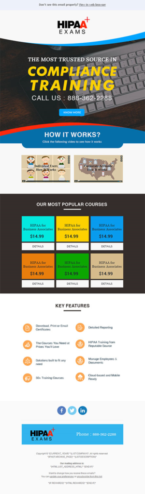 HIPAA Newsletter | Newsletter Design by Expert Designer