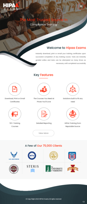 Newsletter Design by pb for HIPAA Exams | Design: #20576627