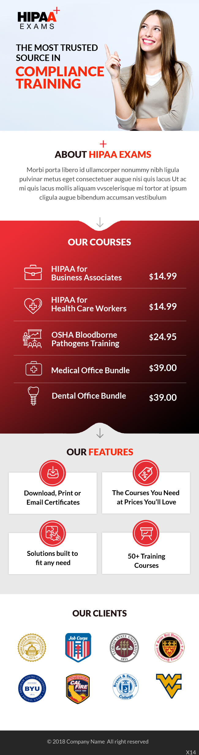 Design de Newsletter par pb pour HIPAA Exams | Design #20576641