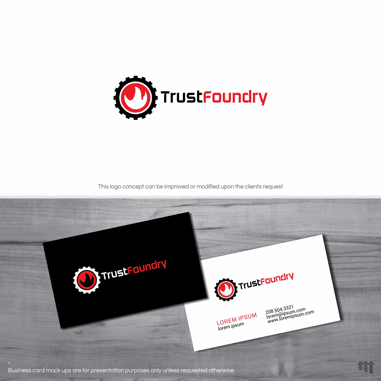 Logo Design by MBARO for TrustFoundry | Design #20609316