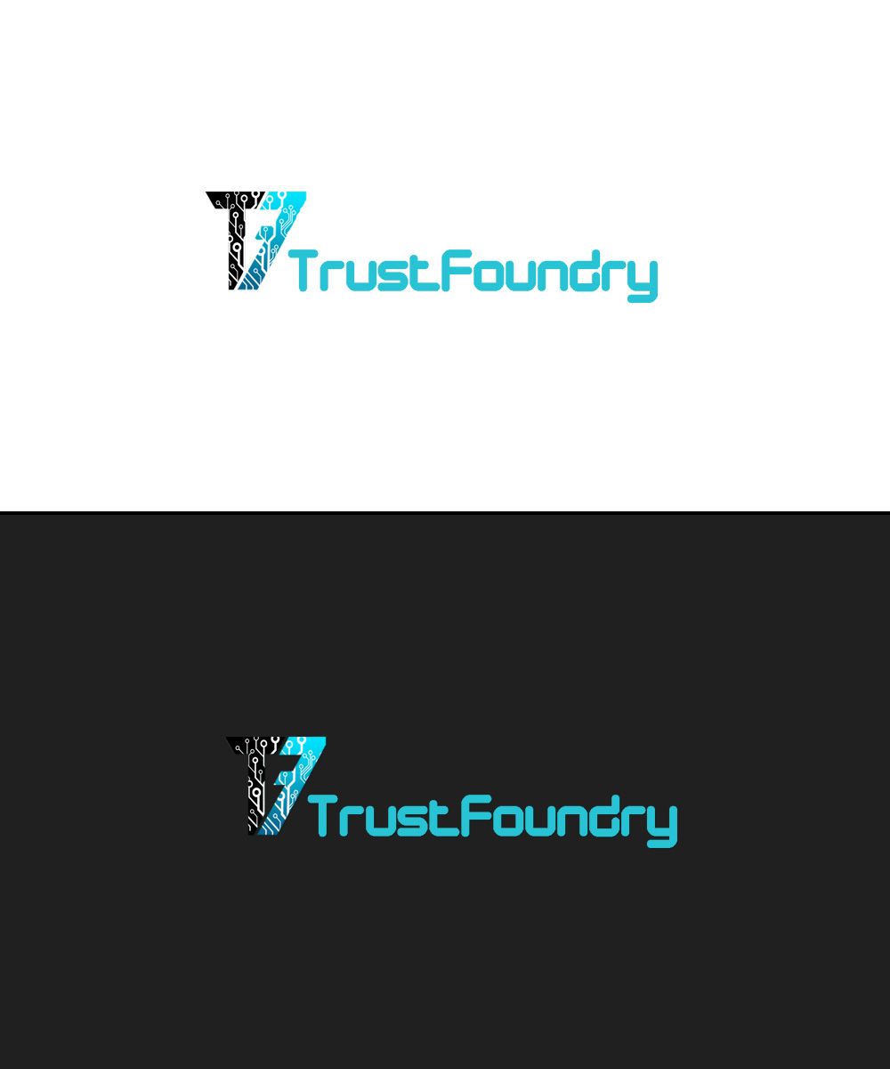 Logo Design by Vision Exalt Technology for TrustFoundry | Design #20576133
