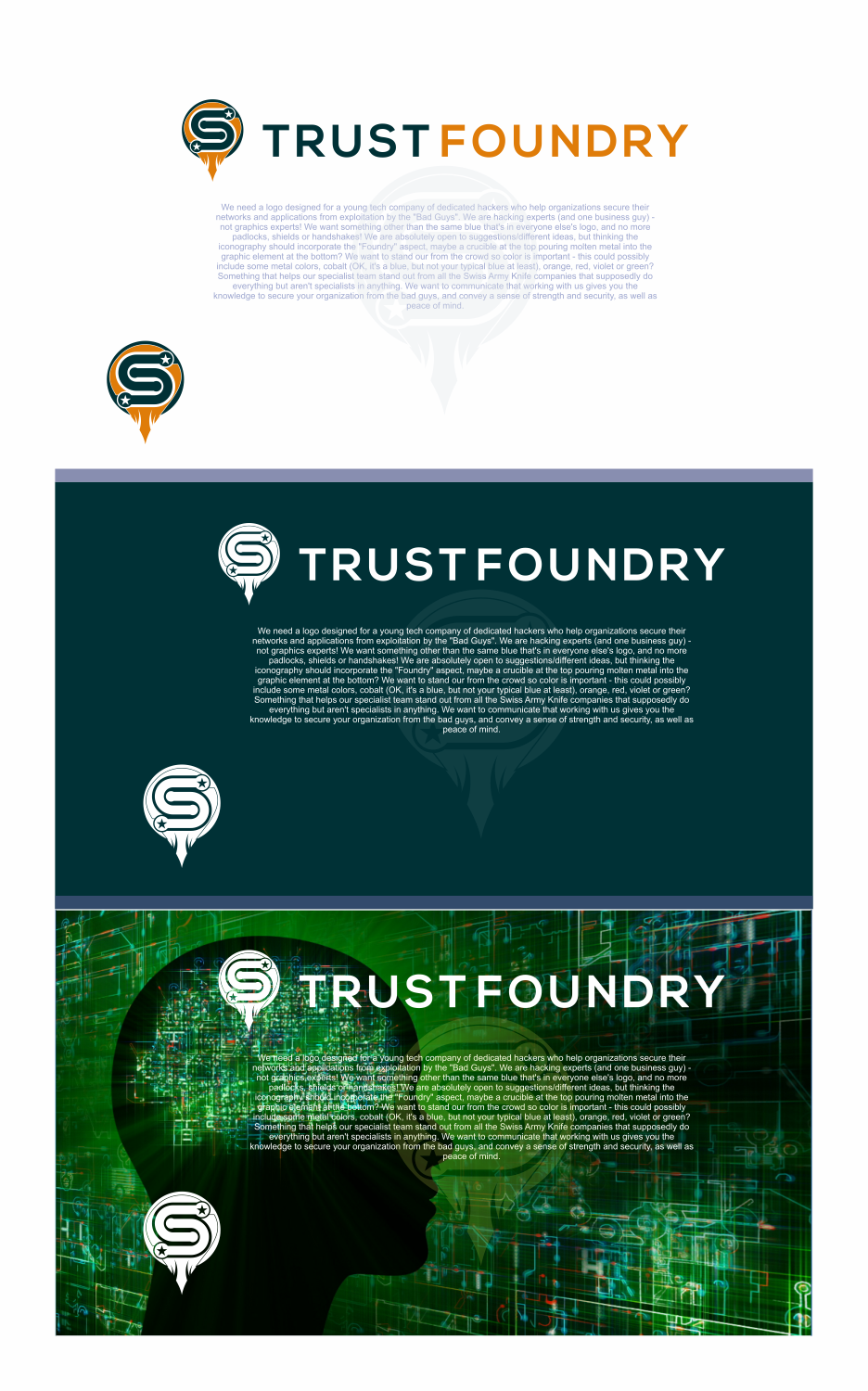 Logo Design by suthita 2 for TrustFoundry | Design #20585399