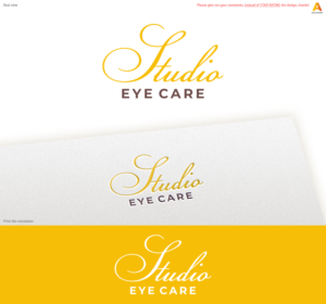 Logo Design by Anthony for Studio Eye Care | Design #20567361