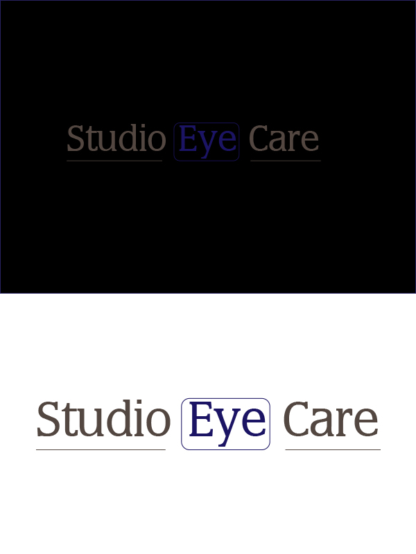 Logo Design by Eleeza Creative 2 for Studio Eye Care | Design #20575014