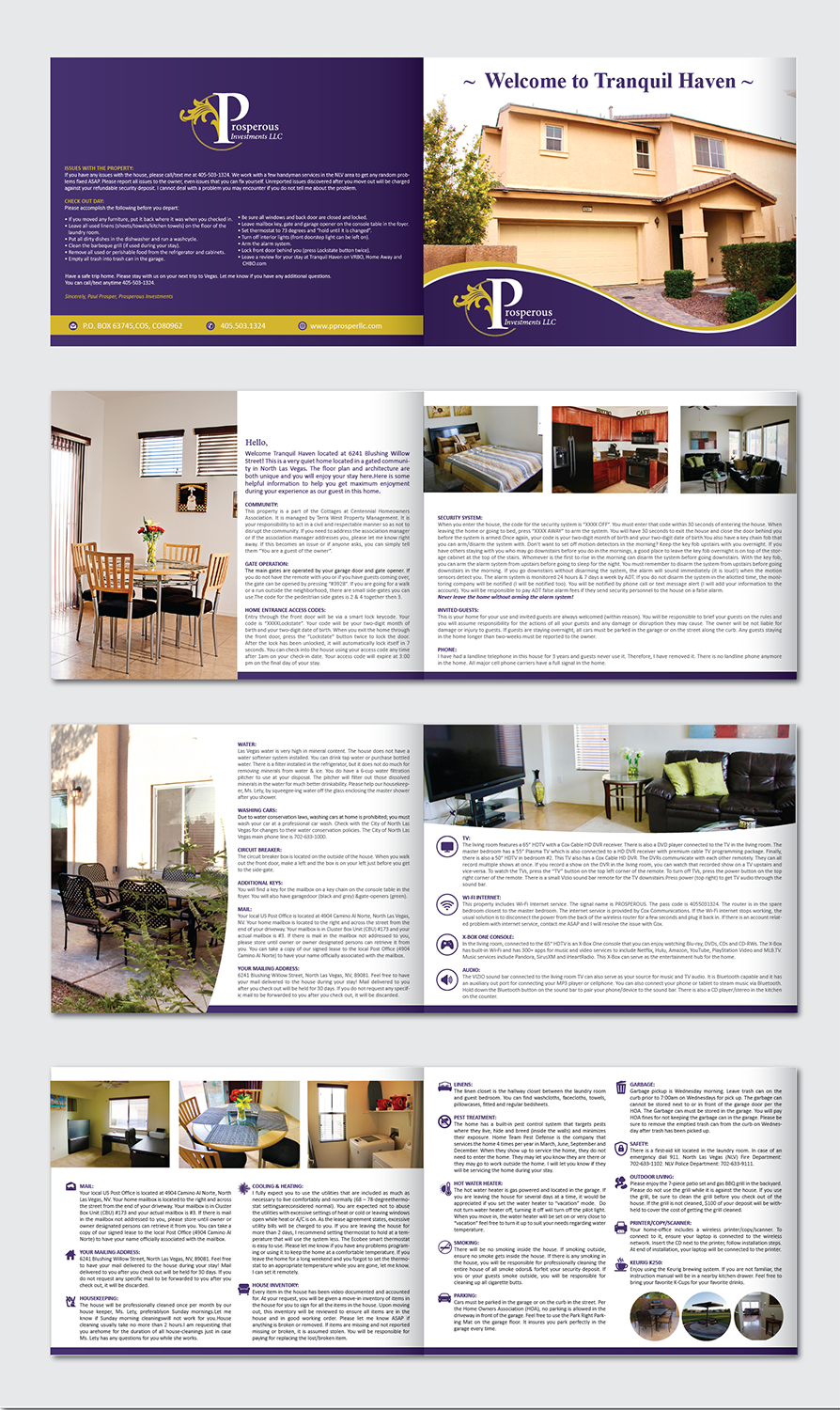 Brochure Design by alex989 for Prosperous Investments, LLC | Design #20567665