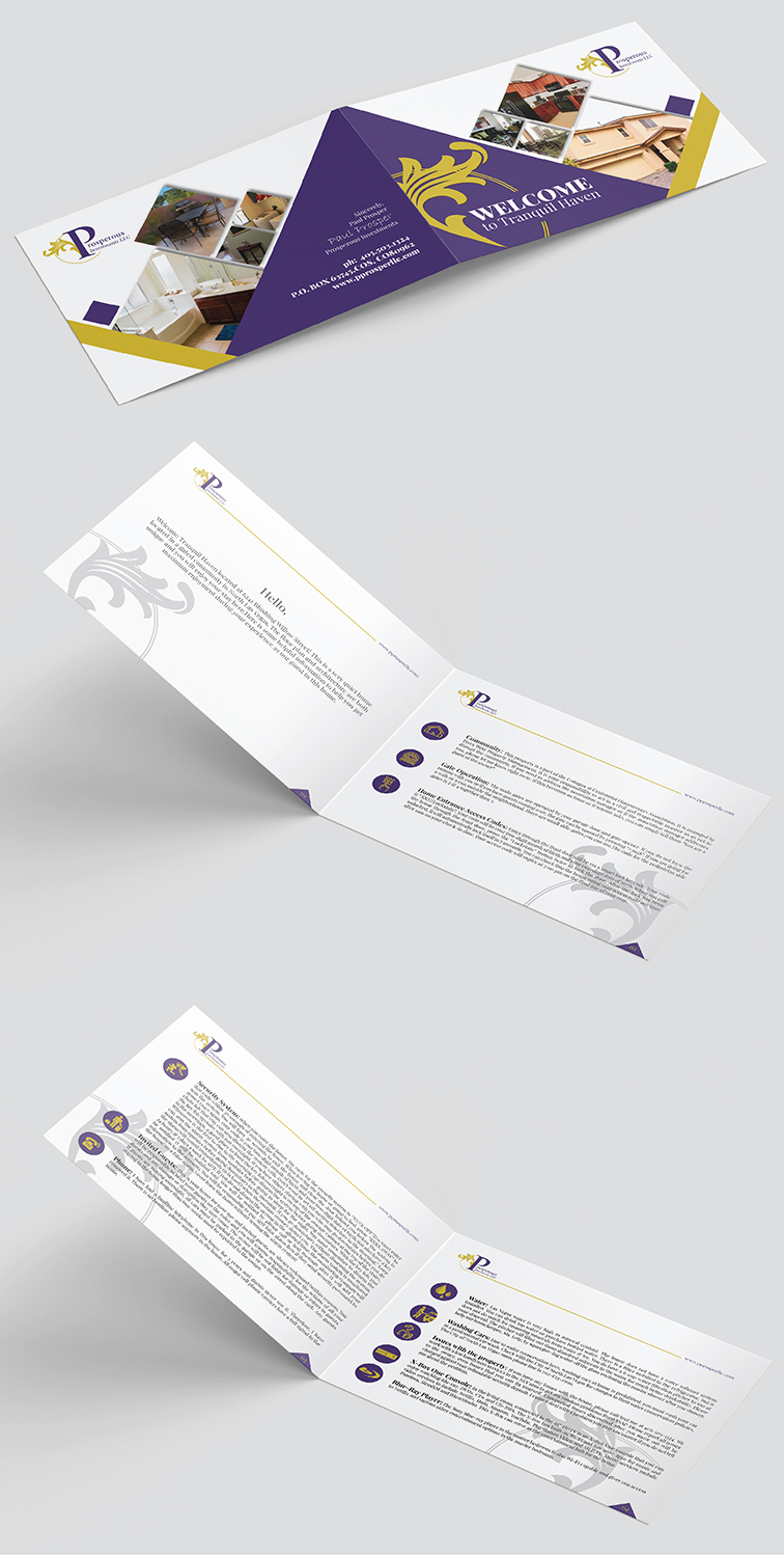 Brochure Design by Deziners Zone for Prosperous Investments, LLC | Design #20568688