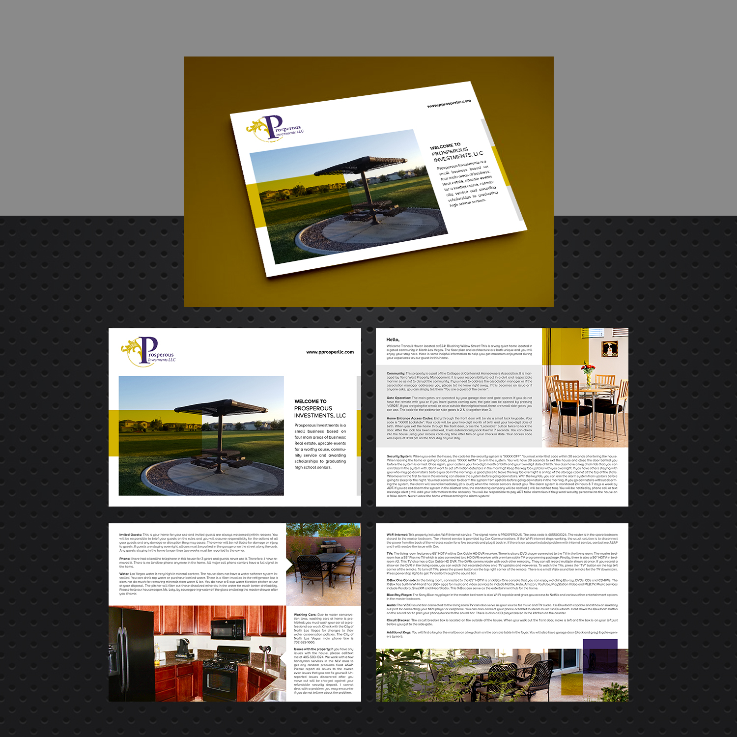 Brochure Design by creative.bugs for Prosperous Investments, LLC | Design #20566437