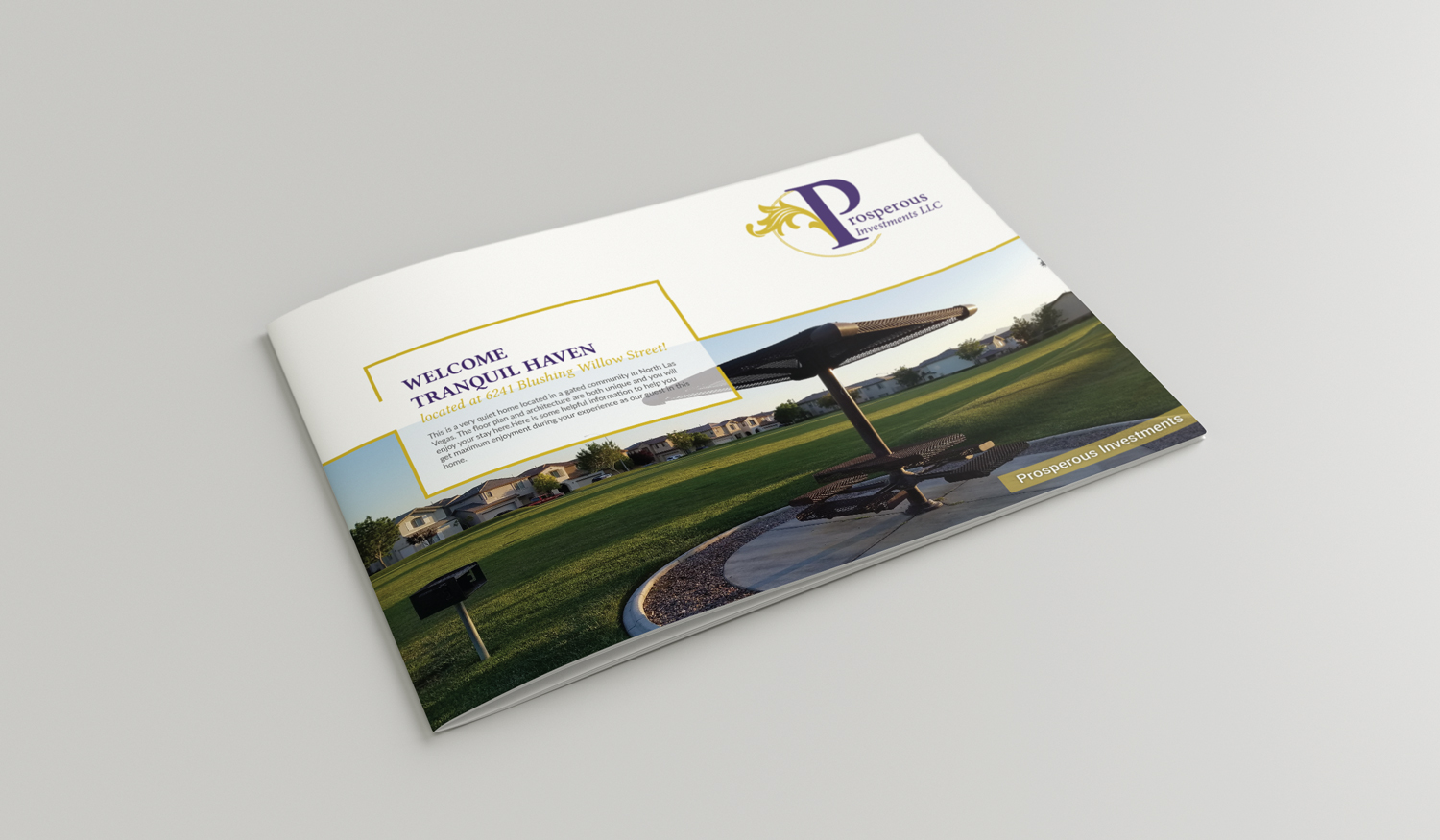 Brochure Design by ilovedesign1 for Prosperous Investments, LLC | Design #20575738