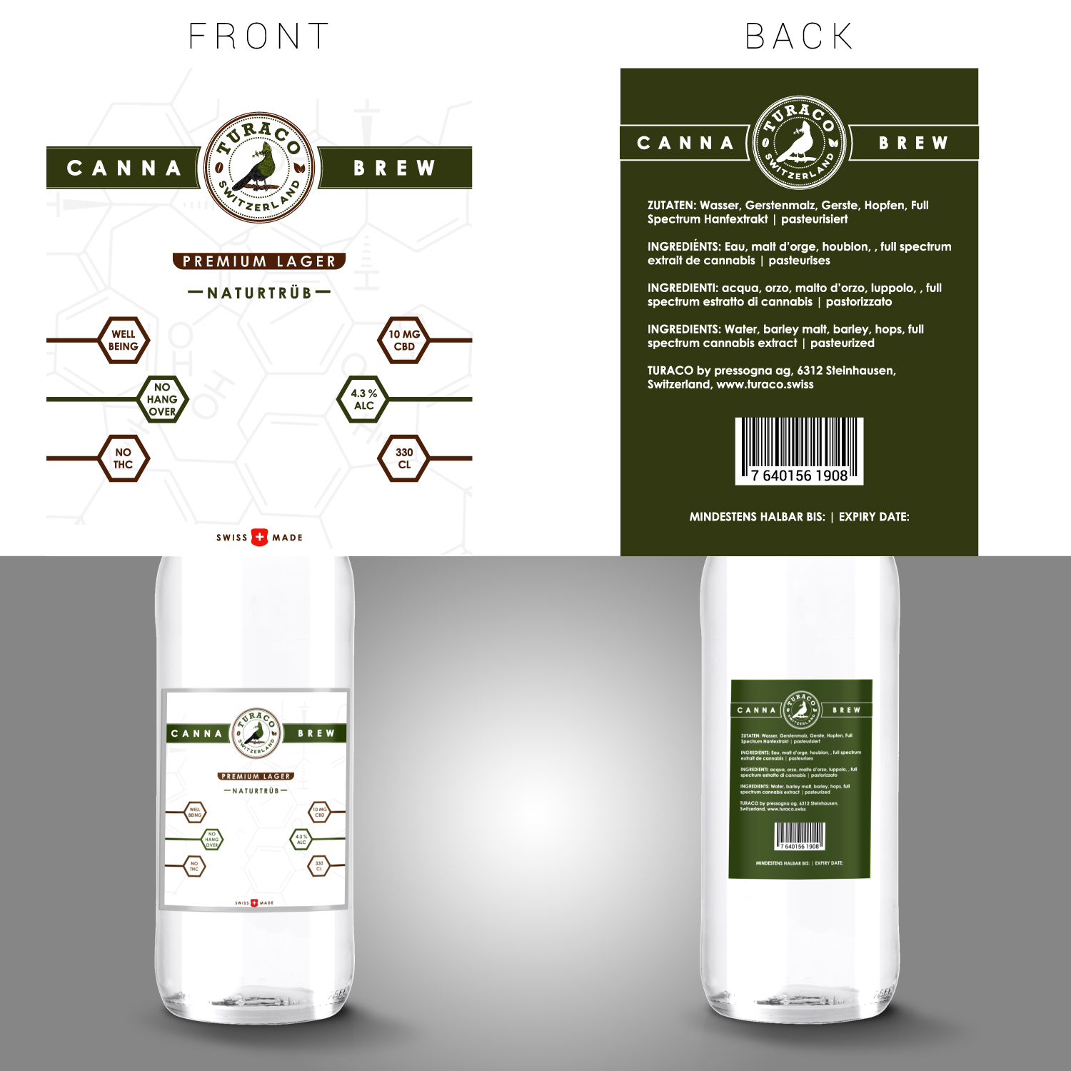 Label Design by bcerblin for pressogno  ag | Design #20611914