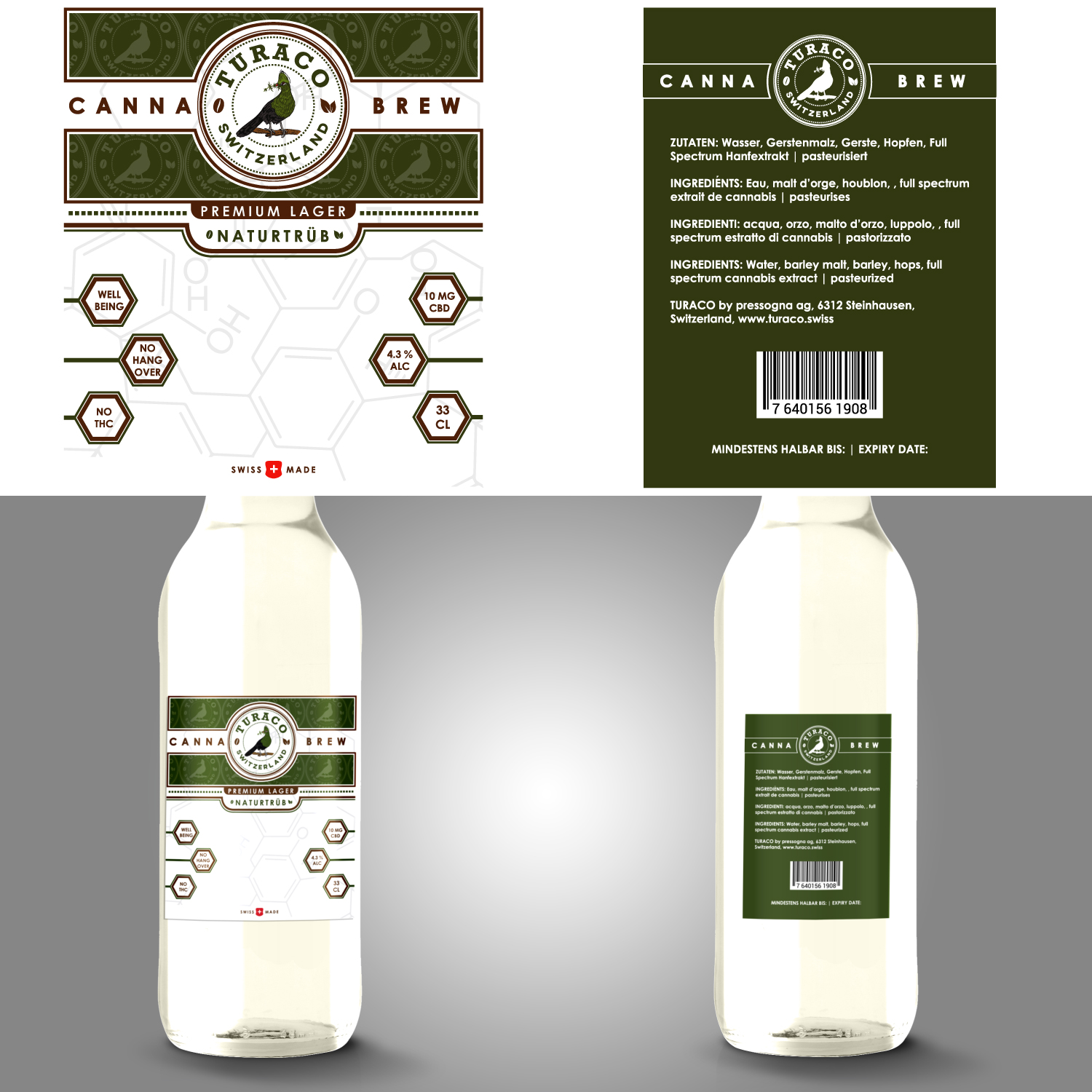 Label Design by bcerblin for pressogno  ag | Design #20639568
