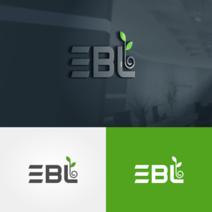 E b l  with a green background and a nod to our green method of working  | Logo Design by QILLASOFT-Design