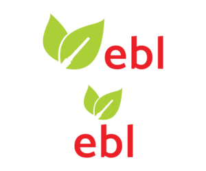 E b l  with a green background and a nod to our green method of working  | Logo-Design von ammar_ed