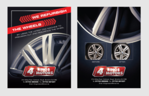 Design de Flyer par decorusads pour 4 Rings Motors | Design : #20643514