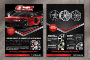 Flyer Design by alex989 for 4 Rings Motors | Design: #20627215