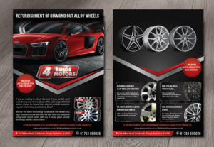 Flyer Design by alex989 for 4 Rings Motors | Design: #20776025