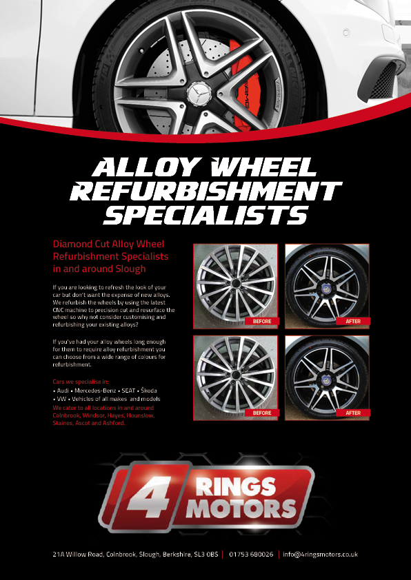 Flyer Design by Kelalo for 4 Rings Motors | Design #20674670