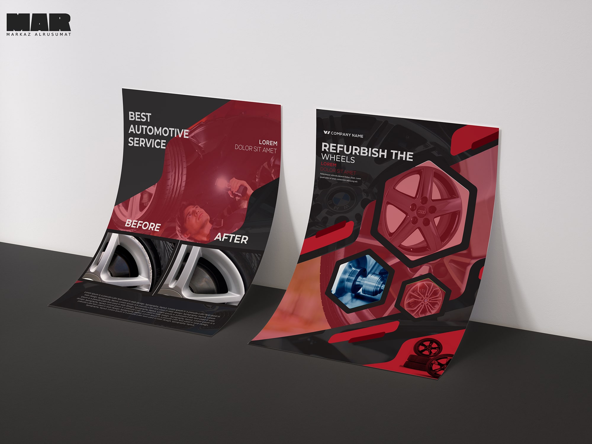 Flyer Design by MarkazAlrusumatOfficial for 4 Rings Motors | Design #20628822