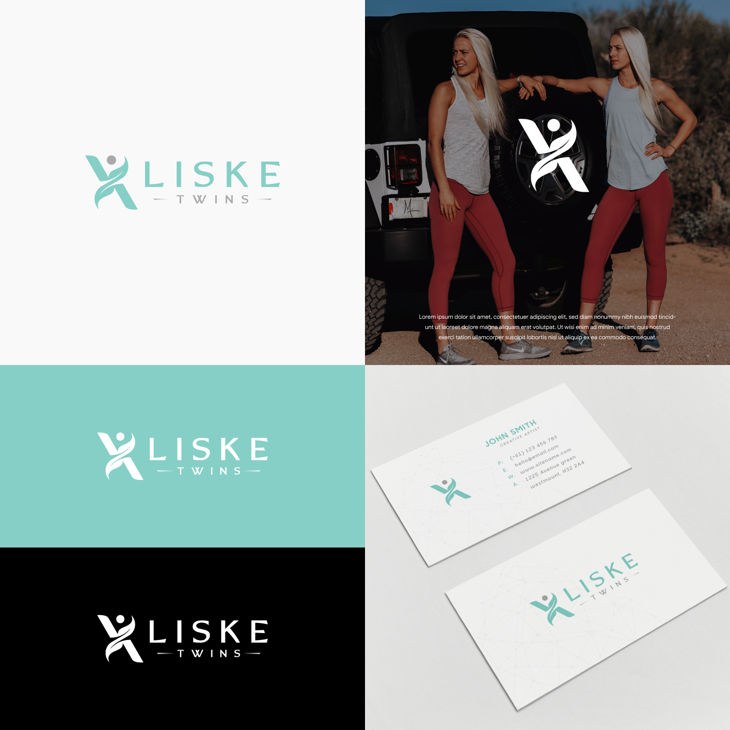 Logo Design by SlashGrid for Liske Twins | Design #20595972