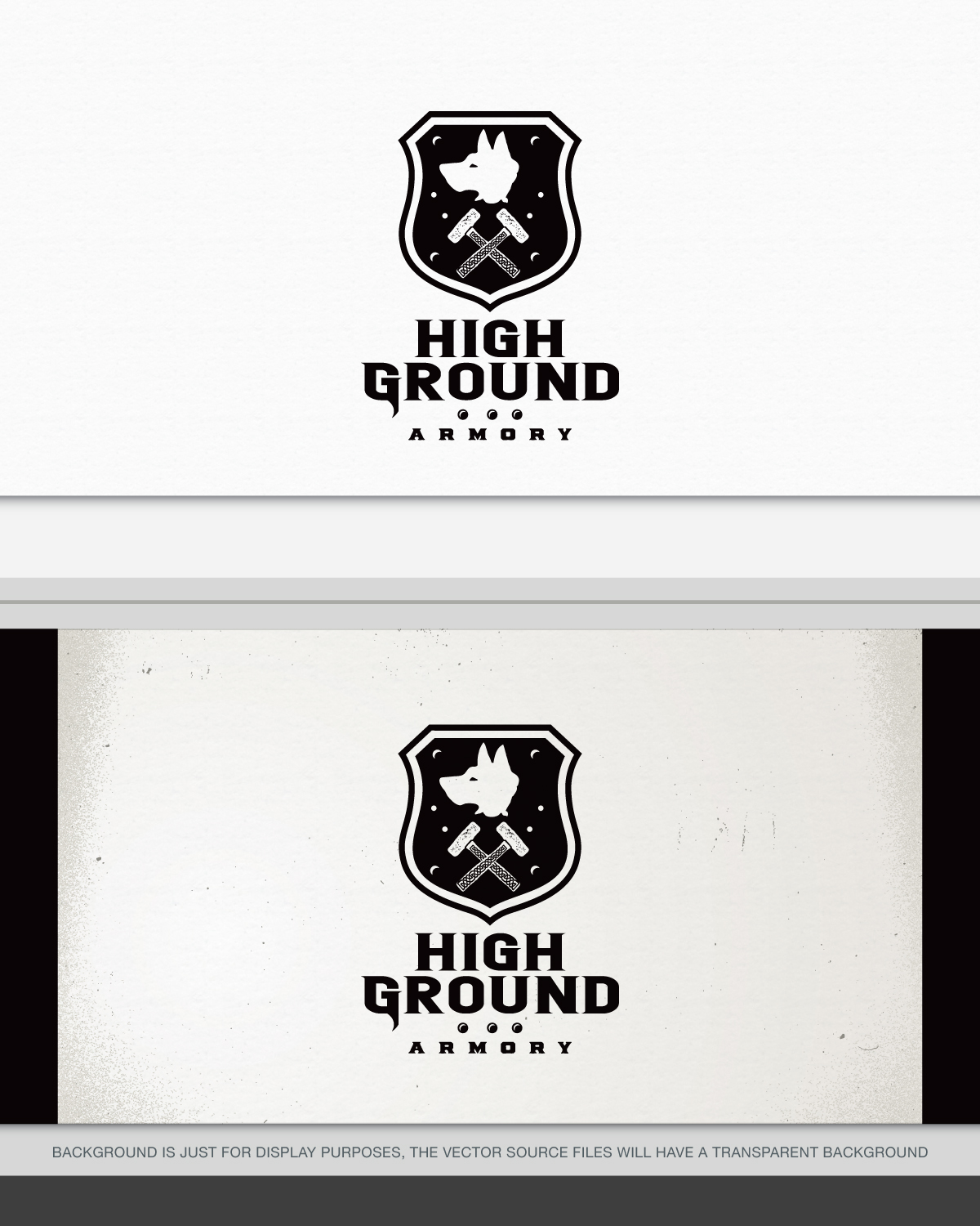 Logo Design by AD-X for HighGround Armory | Design #20580718